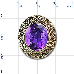 rk789 Amethyst Bracelet Slide 
